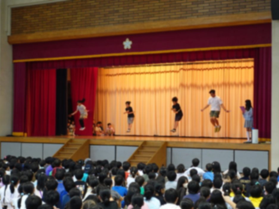 なわとび特技集会