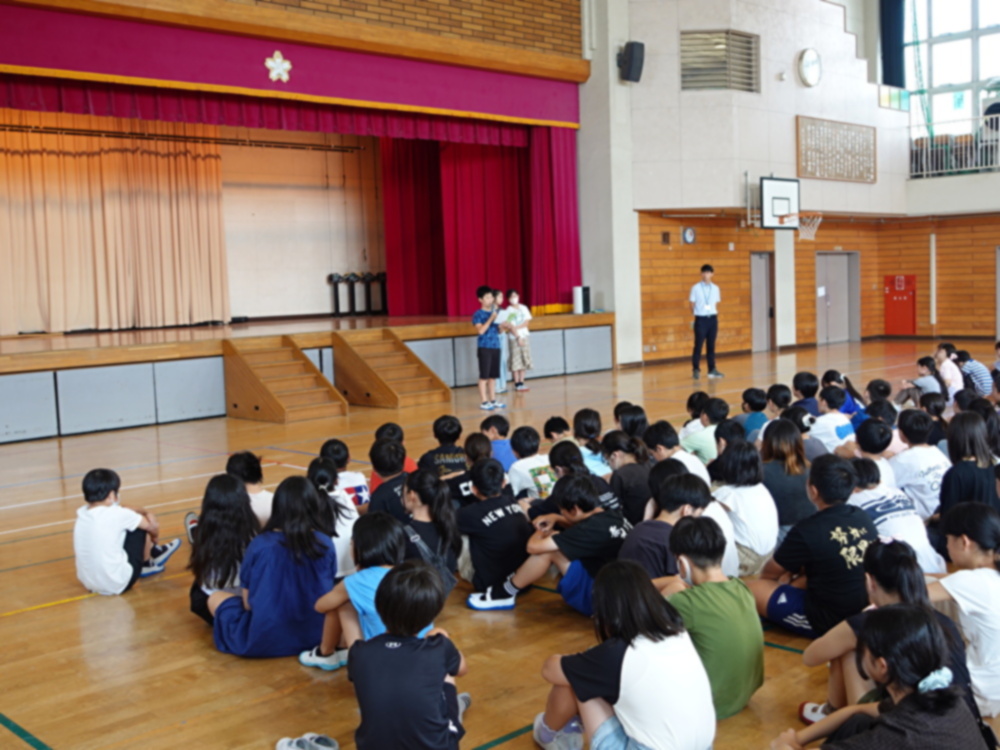 ６年生　林間学校帰校式