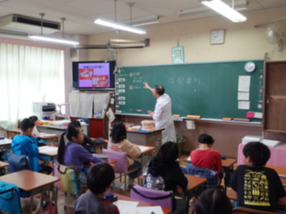 ４年生　歯科講話